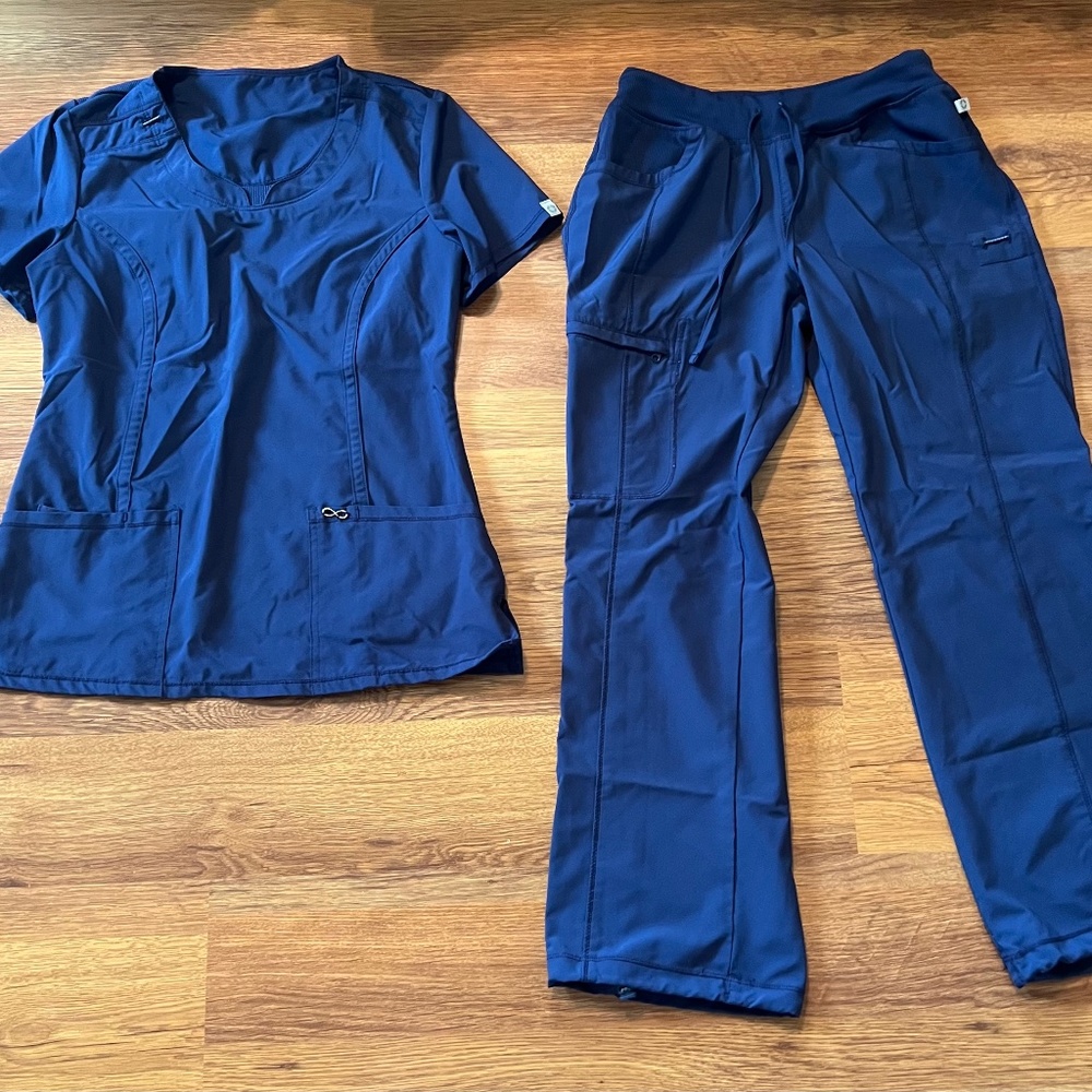 Navy blue cherokee scrubs